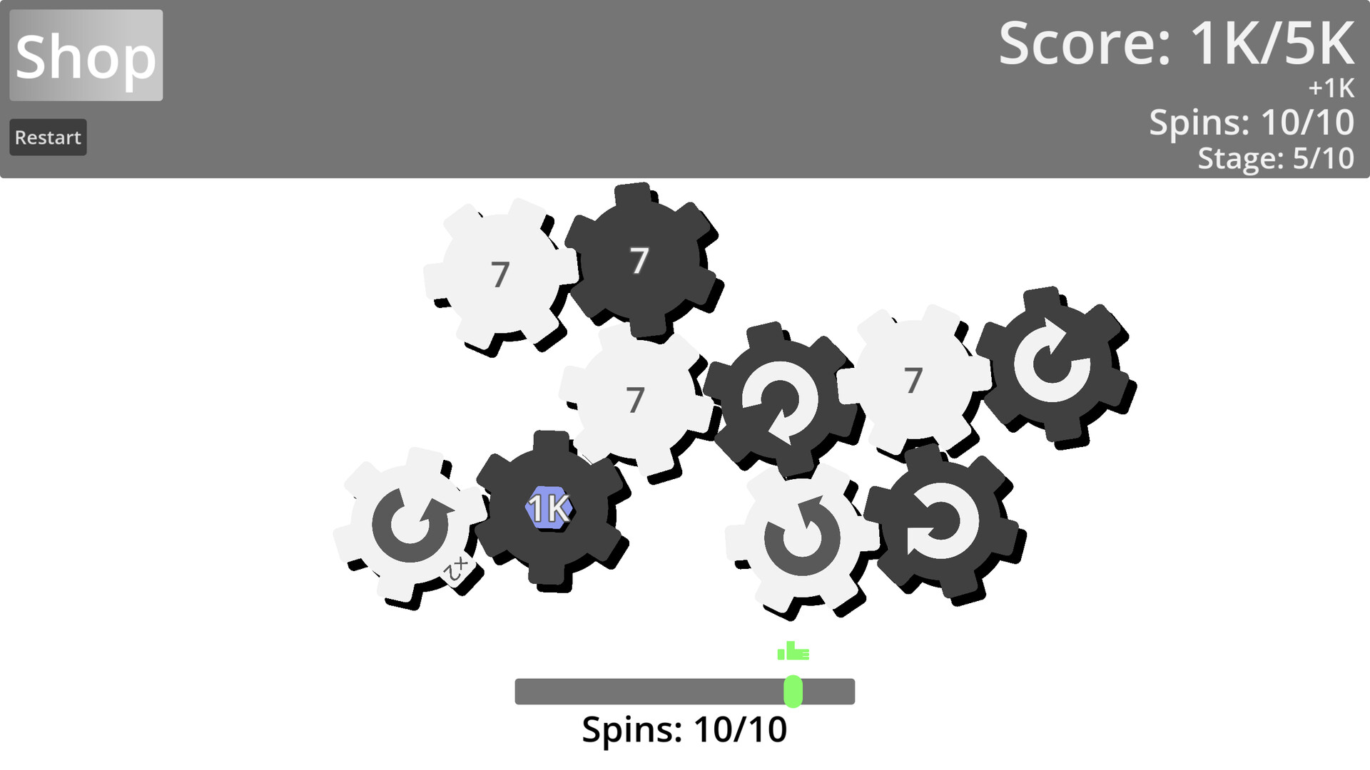 Gear Number Go Up Demo Screenshot 1
