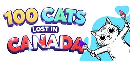 100 Cats Lost In Canada Find & Color
