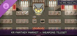 RPG Maker MV - KR Fantasy Market - Weapons Tileset