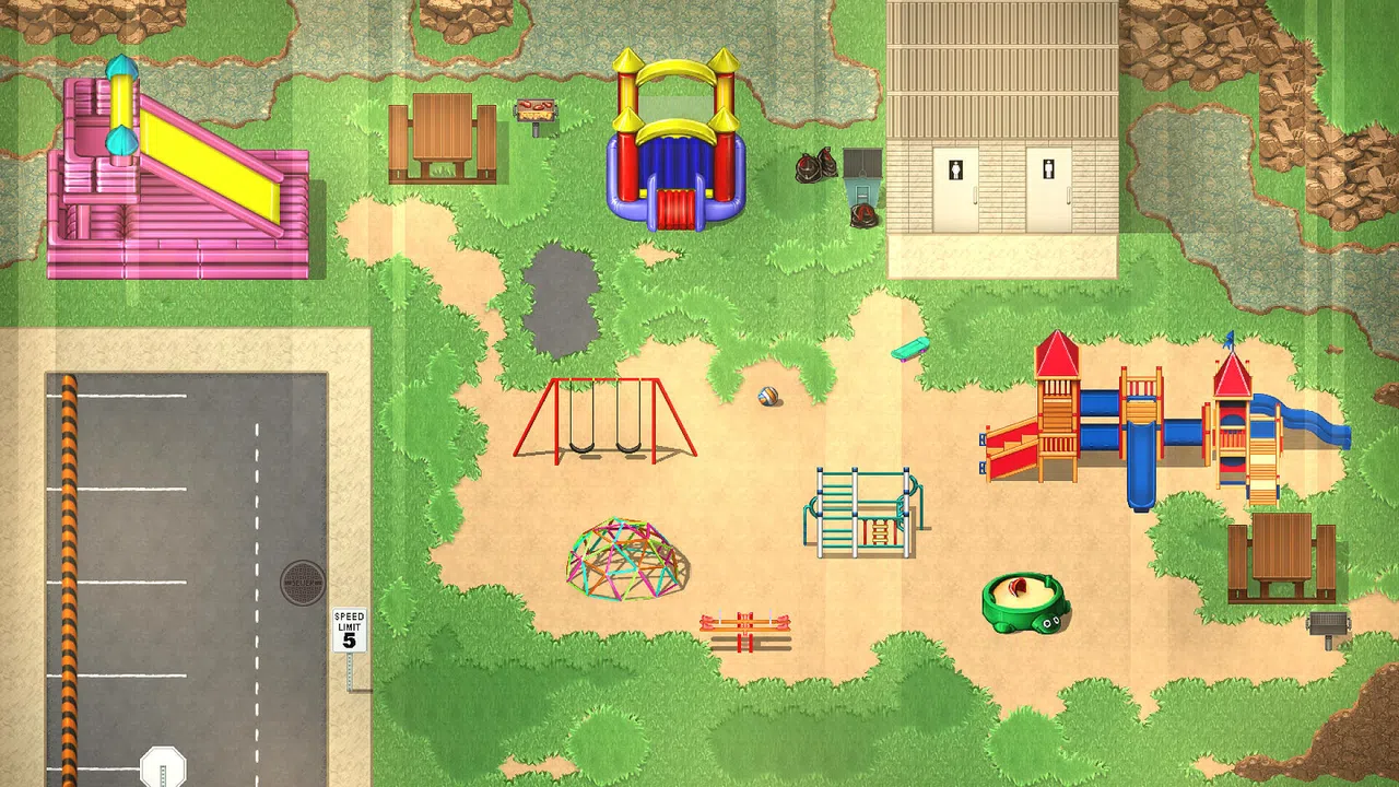 RPG Maker MV - KR Amusement Park Tileset Screenshot 2