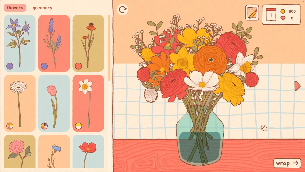 Flowers And Favours: Florist Simulator Demo Screenshot 1