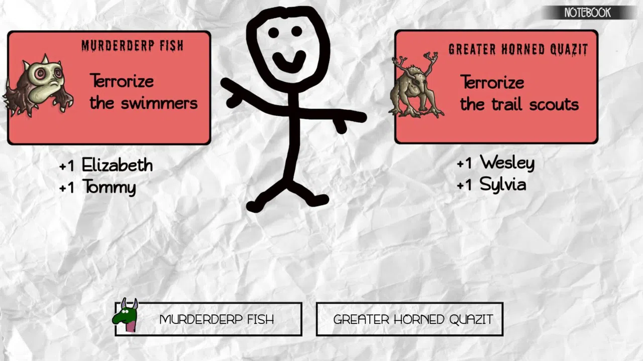 Last Summer at Camp Apocalypse Blood: 101 Ways to Not Capture Bigfoot Screenshot 1