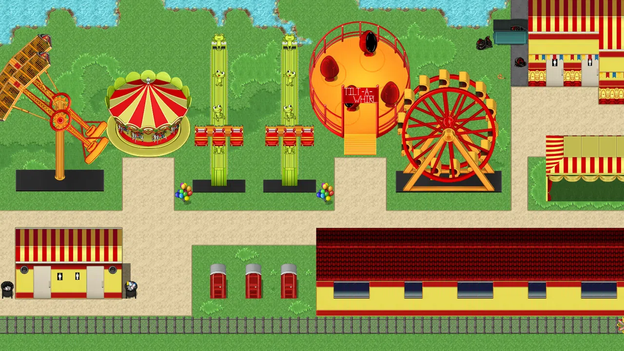RPG Maker MZ - KR Amusement Park Tileset Screenshot 0