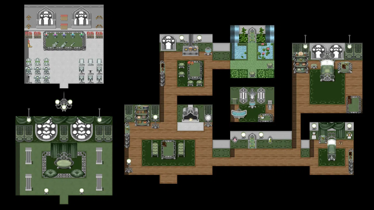RPG Maker MZ - KR Elf Kingdom Tileset Screenshot 0