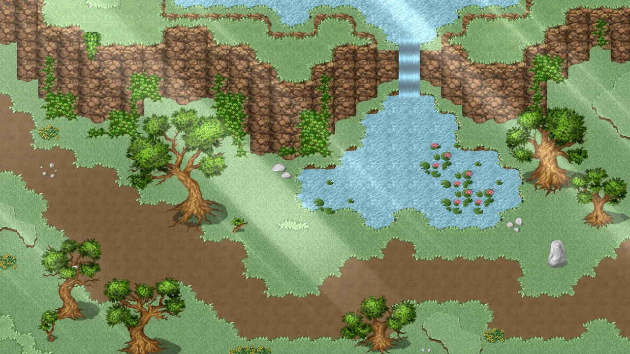 RPG Maker MZ - KR Elf Kingdom Tileset Screenshot 1