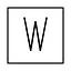 W icon