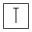 T icon