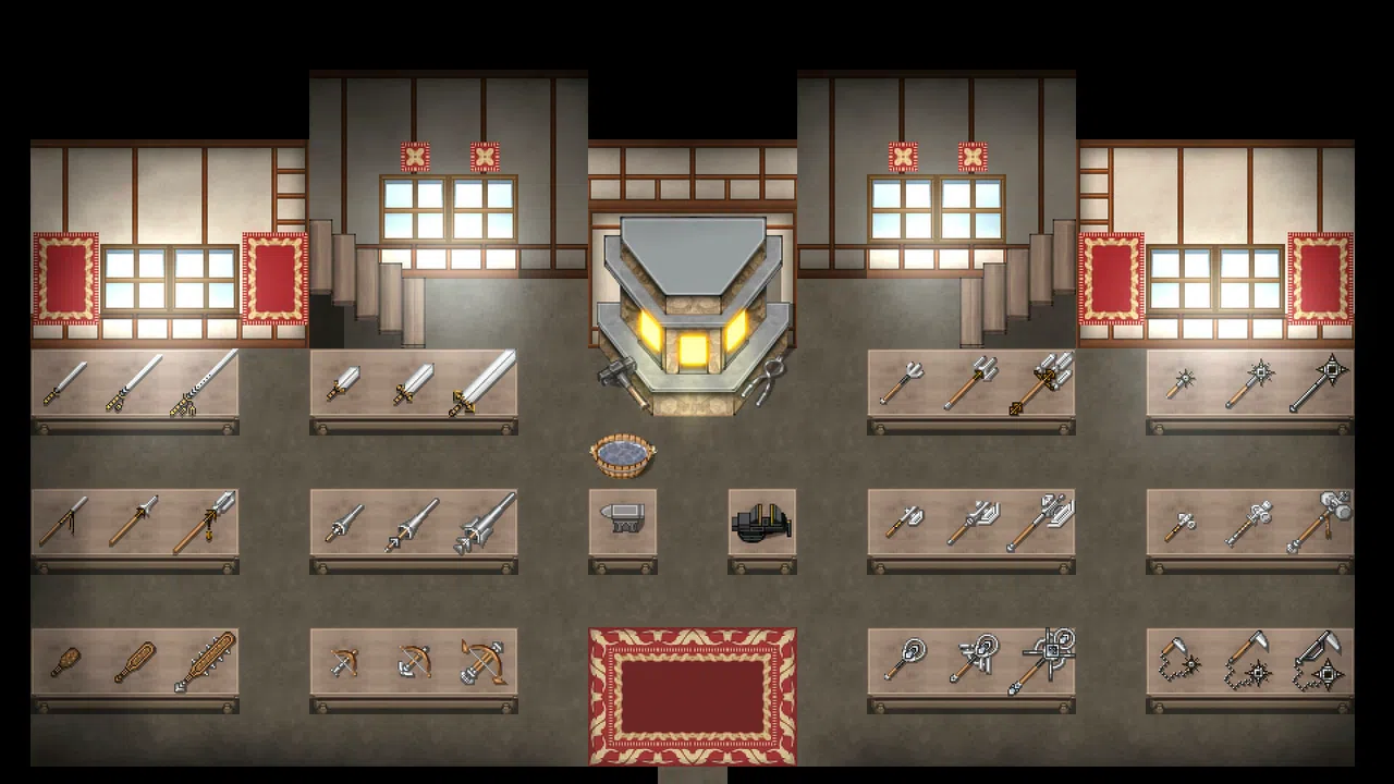 RPG Maker MZ - KR Fantasy Market - Weapons Tileset Screenshot 0
