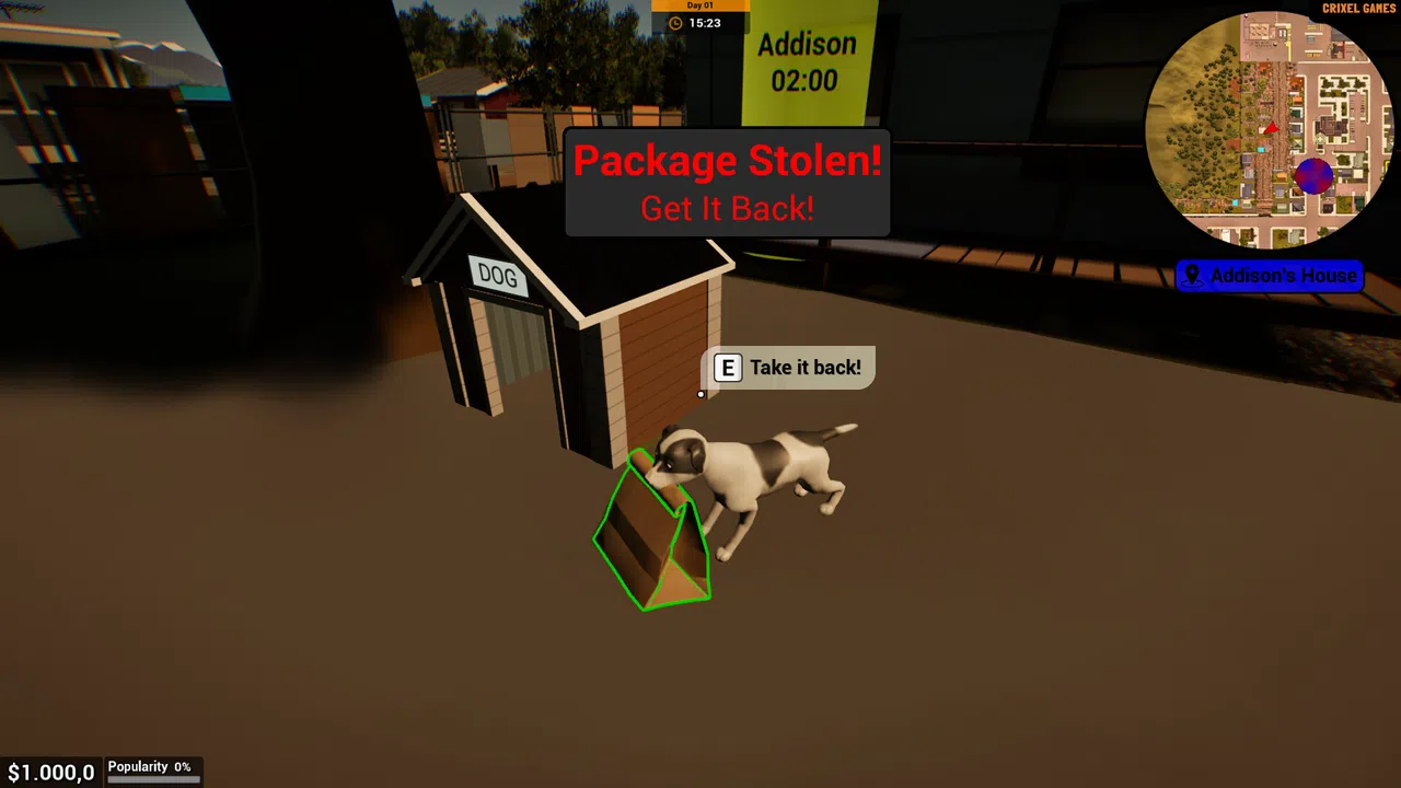 Courier Simulator Screenshot 1