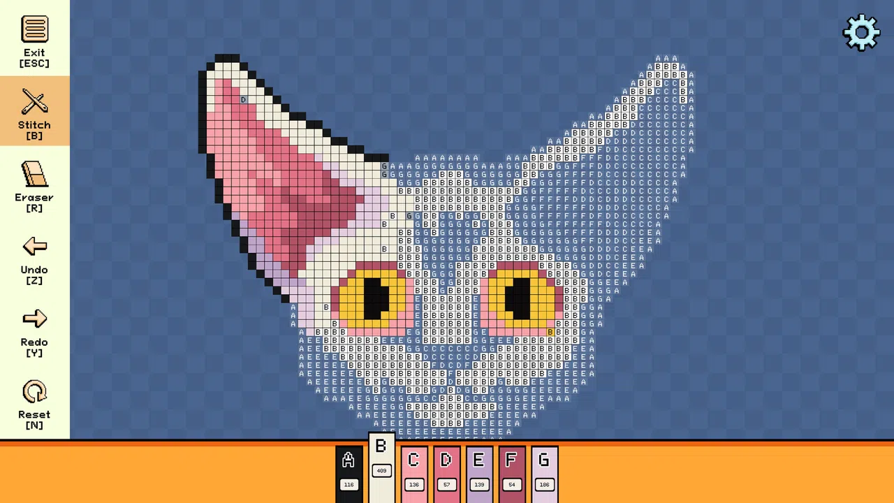 Pixel Cross Stitch - Cats Pack Screenshot 1