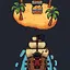 Reach the island icon