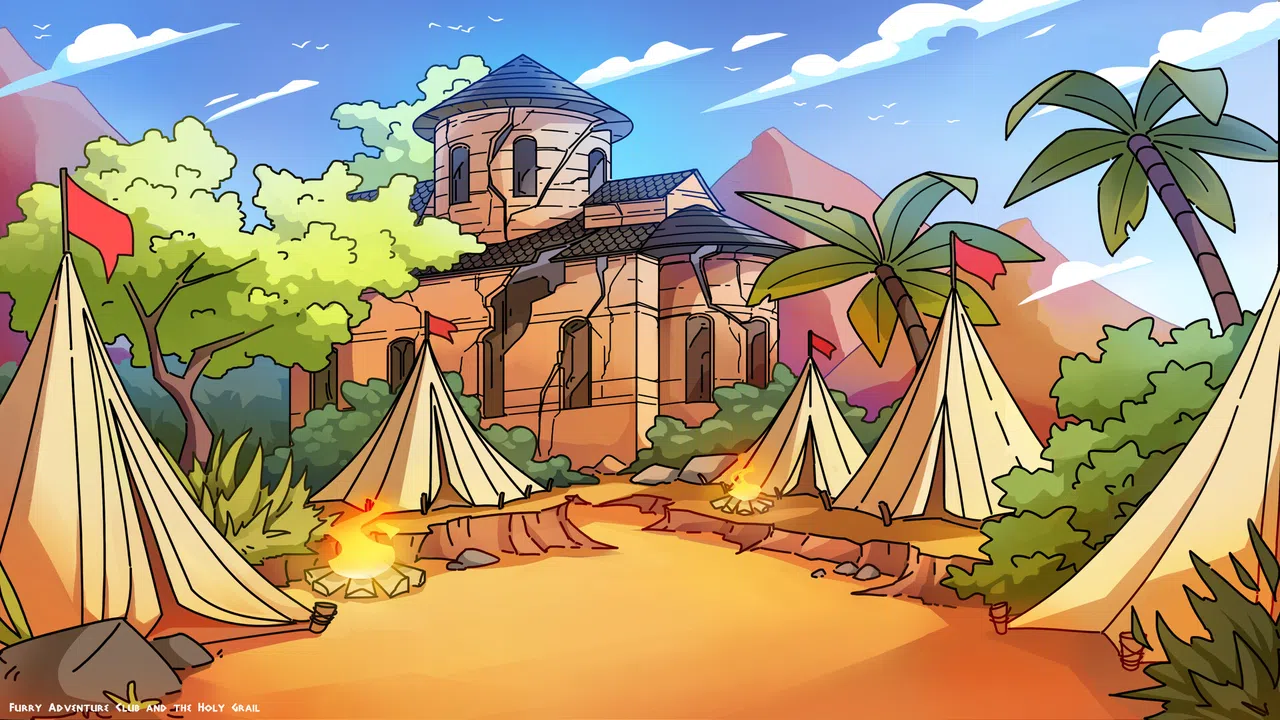 Furry Adventure Club and the Holy Grail 🦁 - Wallpapers DLC Screenshot 0