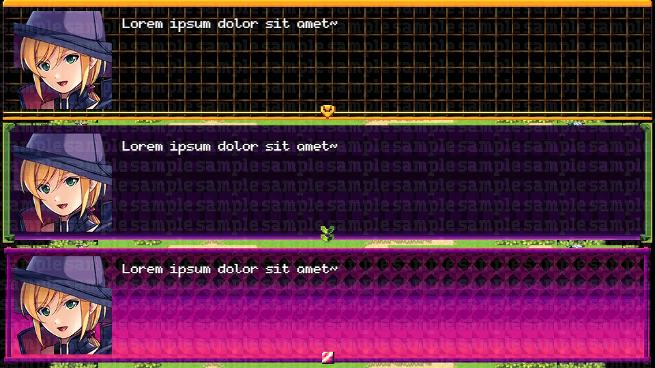 RPG Maker MZ - PIXELLEN WINDOWSKIN PACK Screenshot 1
