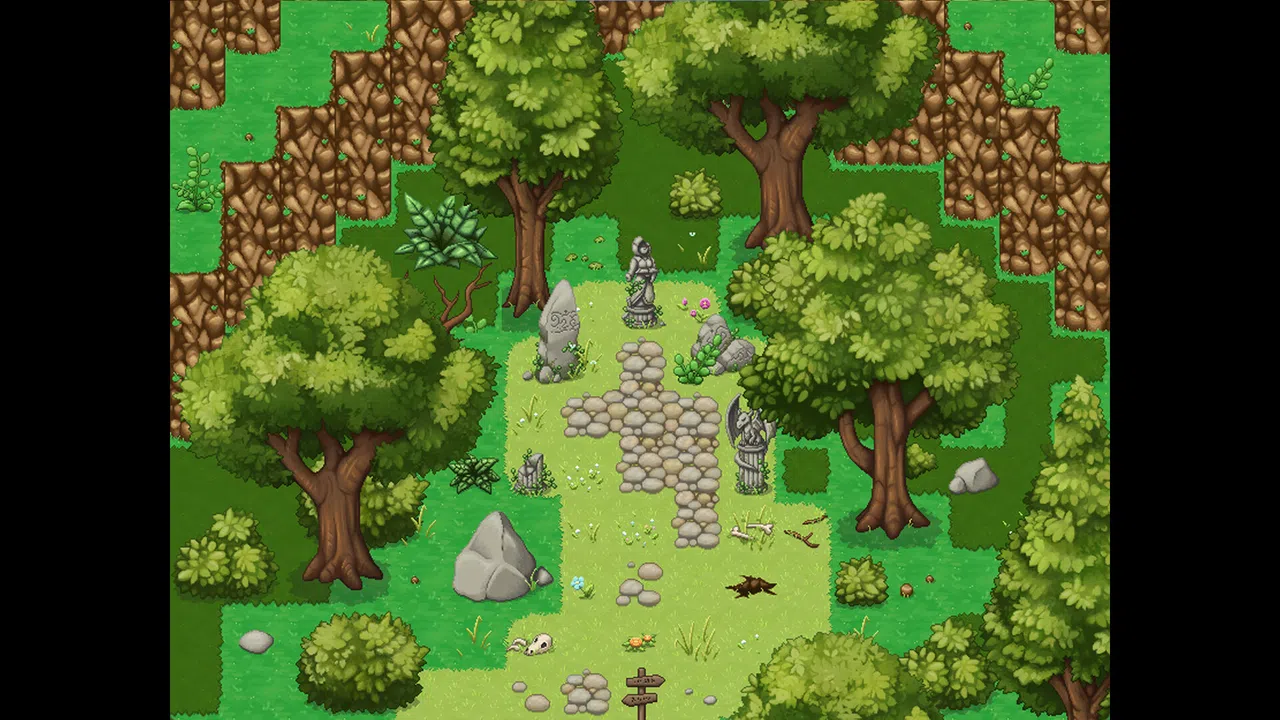 RPG Maker MZ - Summer Forest Tileset Screenshot 2