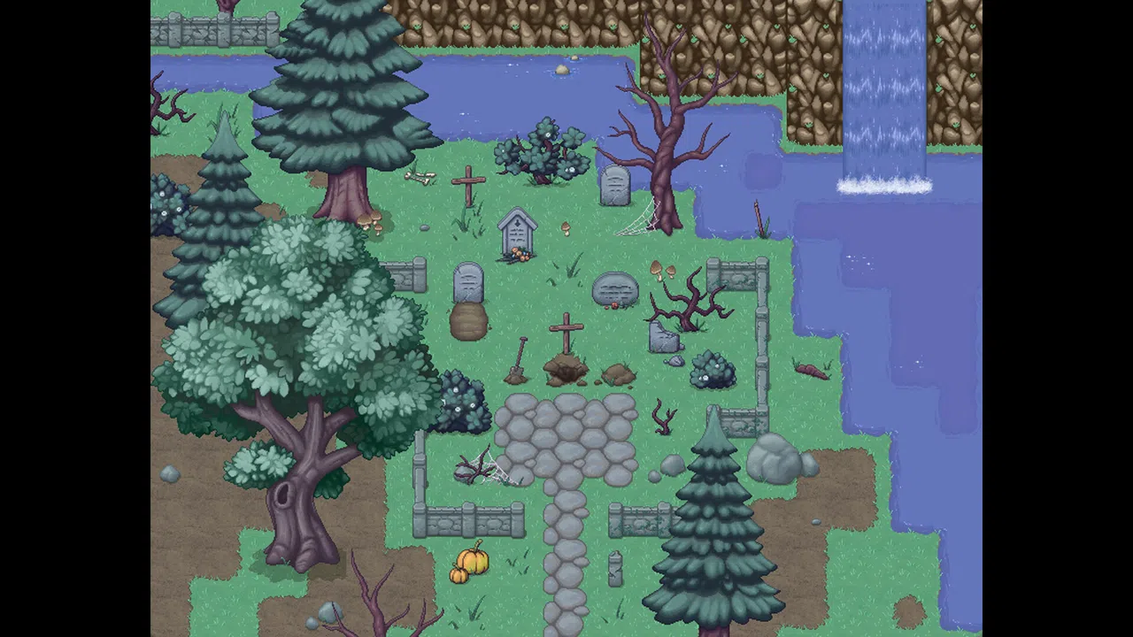 RPG Maker MZ - Haunted Forest Tileset Screenshot 0