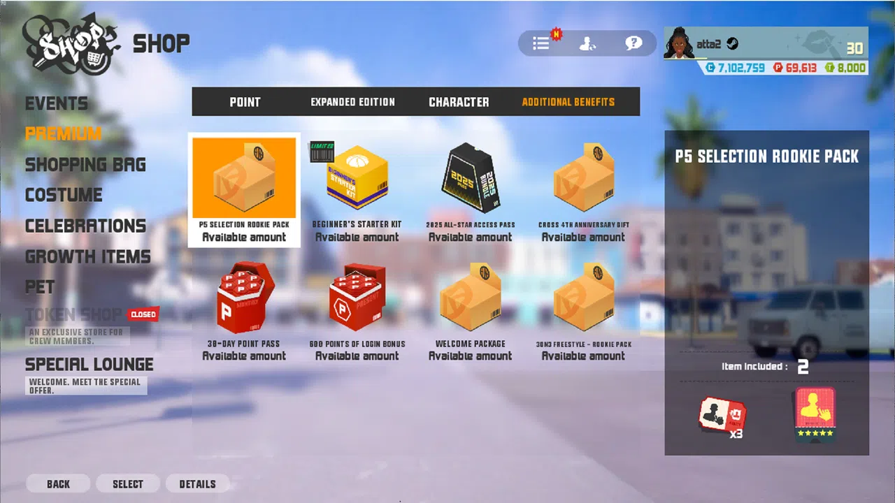 3on3 FreeStyle – P5 Selection Rookie Pack Screenshot 0