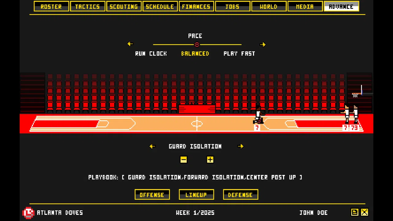 Retro Basketball Manager Screenshot 2