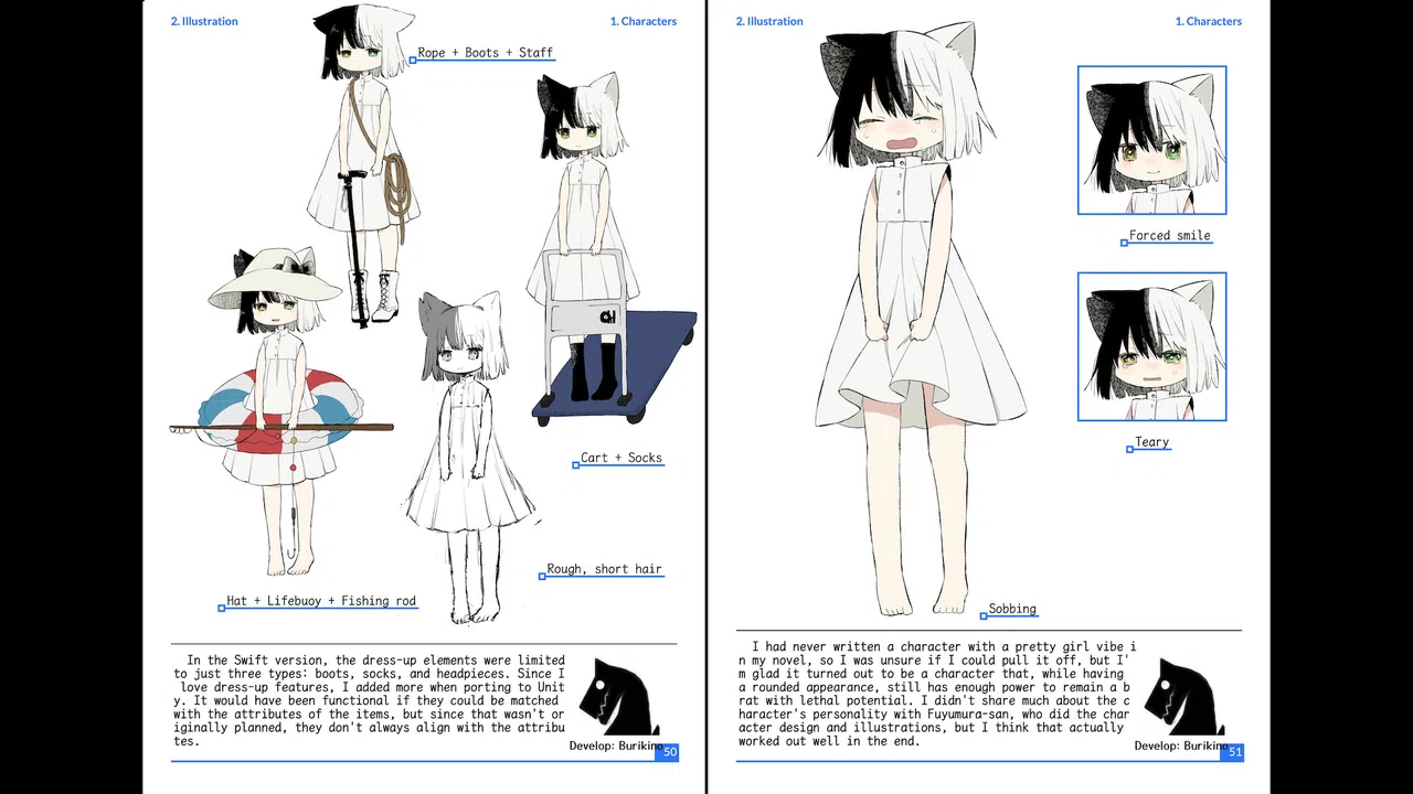 Cold Bed on Route - Artbook Screenshot 2
