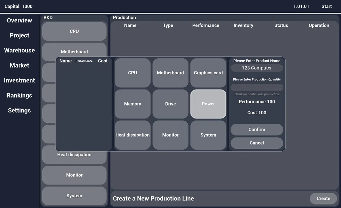 Computer Manufacturer Demo Screenshot 3