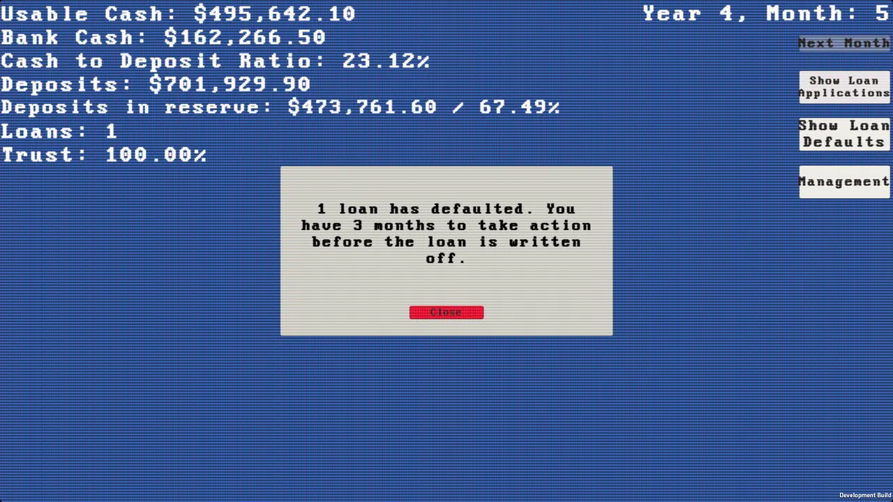 BankingSim Screenshot 2