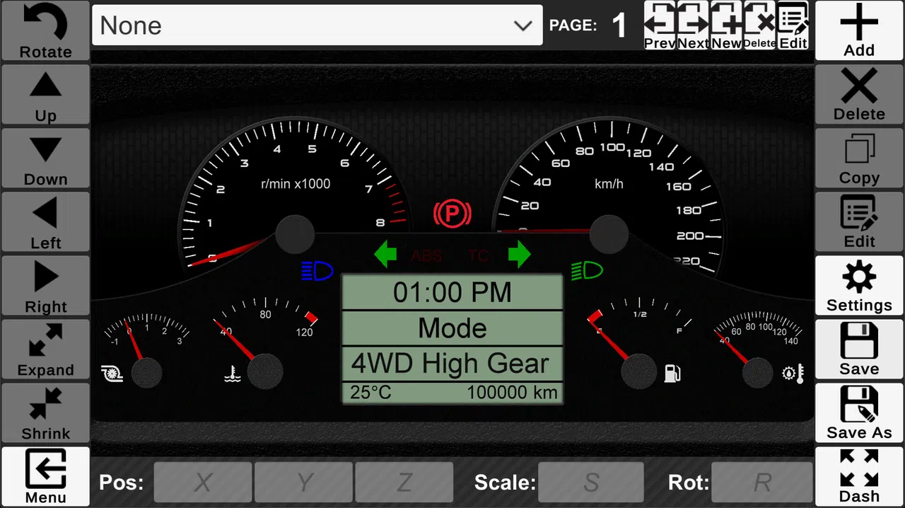 DashPanel - BeamNG.drive Full Data Screenshot 0