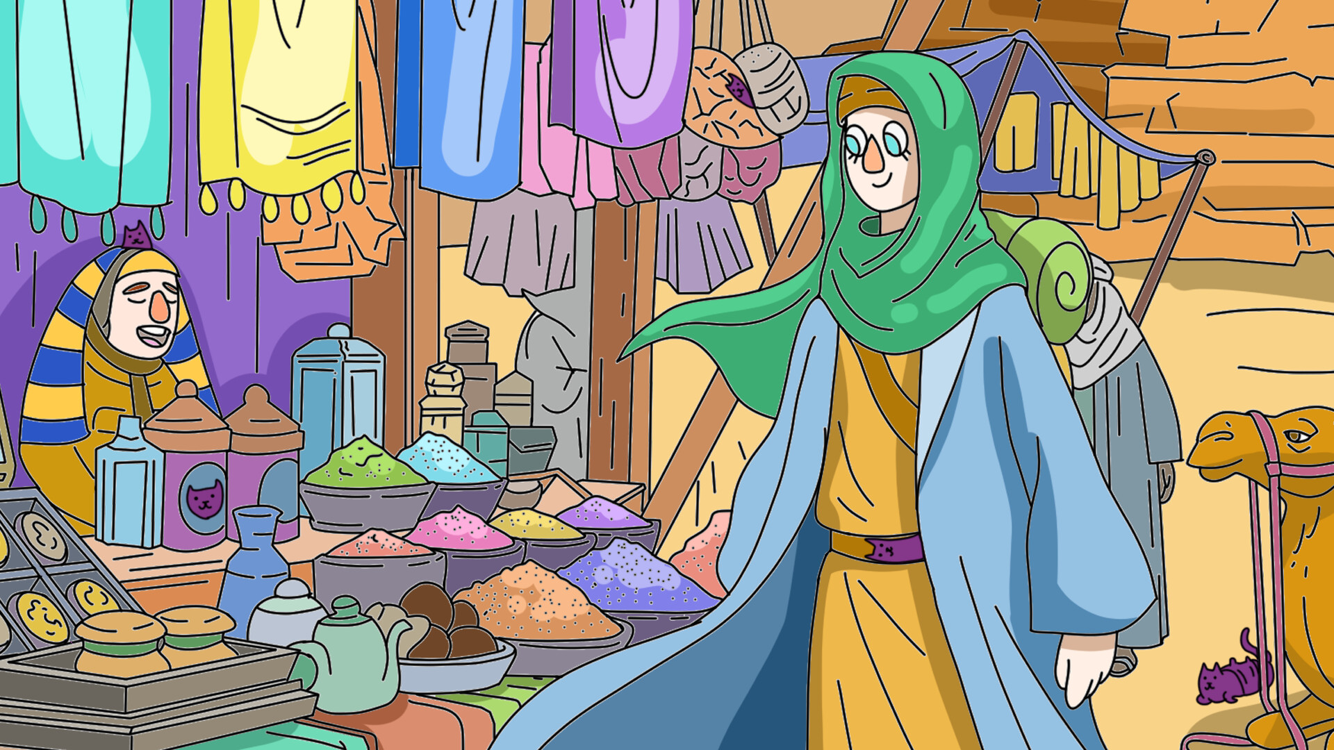 100 Cats Lost In World 2 Find & Color Screenshot 5