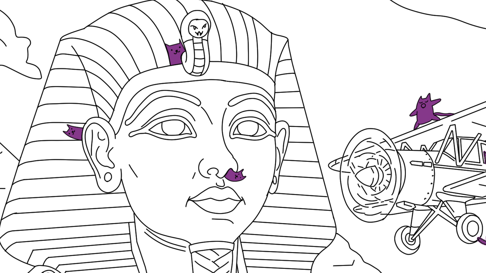 100 Cats Lost In World 2 Find & Color Screenshot 1