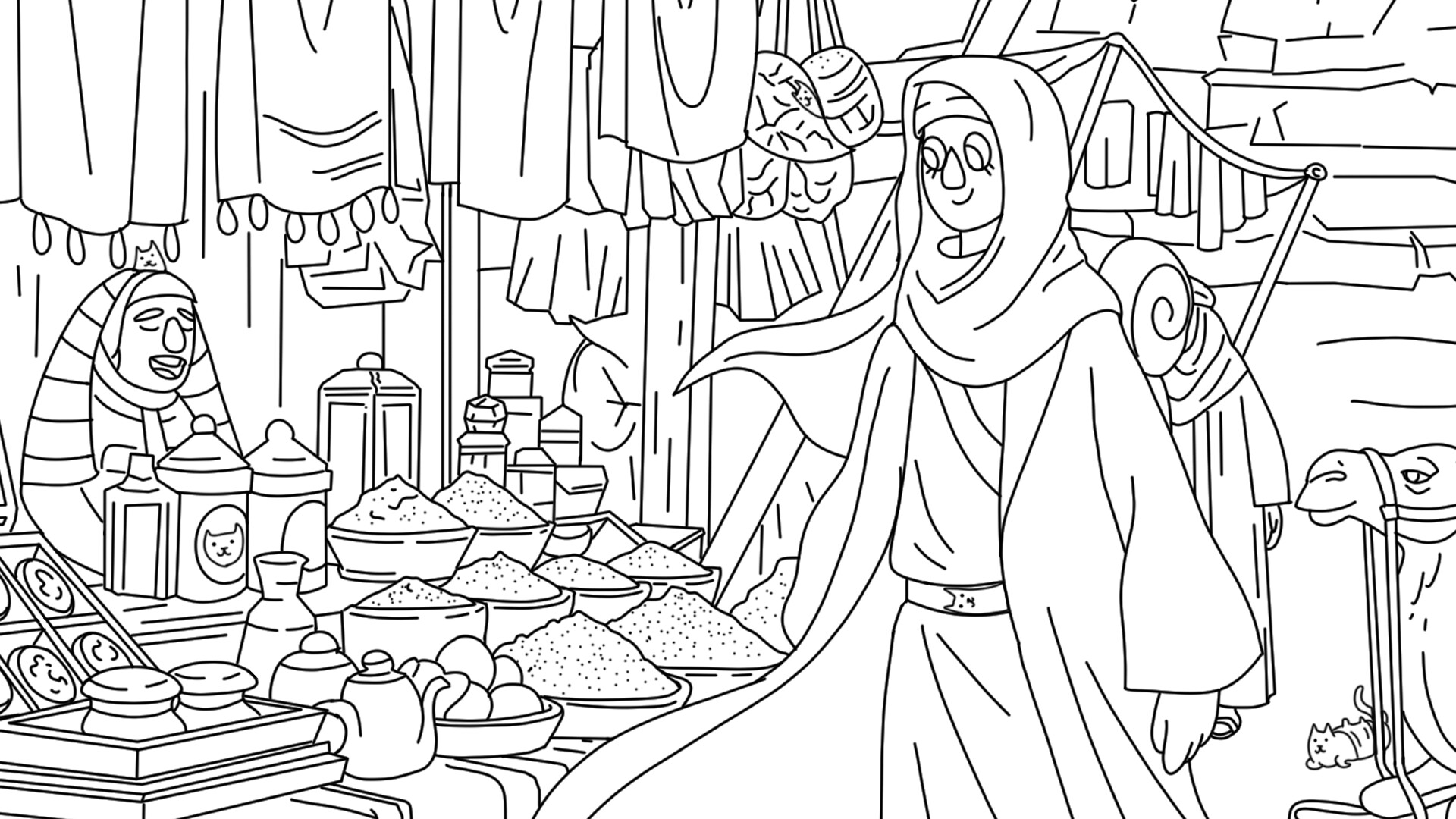 100 Cats Lost In World 2 Find & Color Screenshot 3