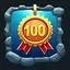 100 Caves Completed icon