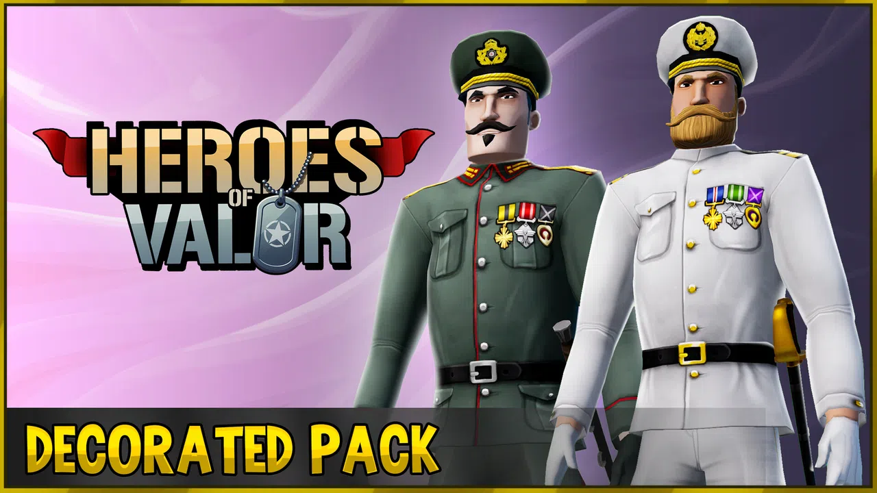 Heroes of Valor - Decorated Supporter Pack Screenshot 0