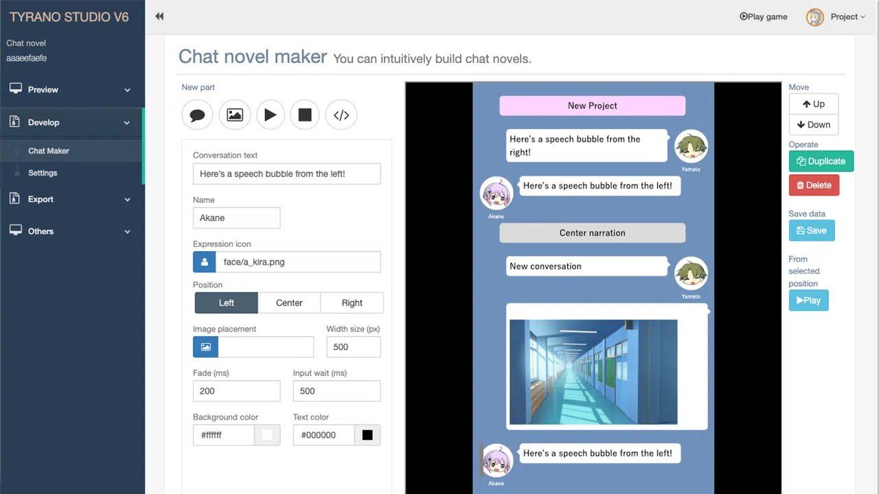 Tyrano Studio - Advanced Pro Kit Screenshot 0