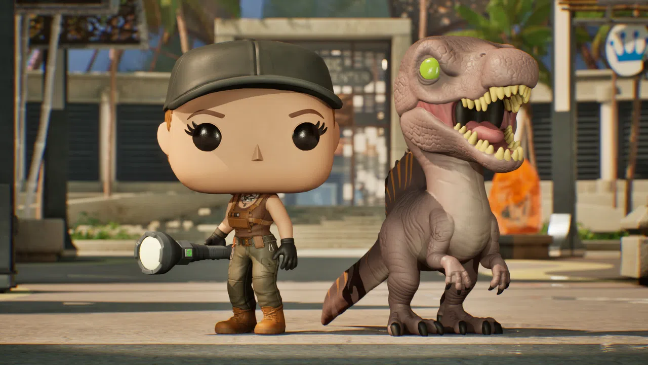 Funko Fusion - Jurassic World Rebirth Pack 1 -Zora Bennett and Spinosaurus Screenshot 2