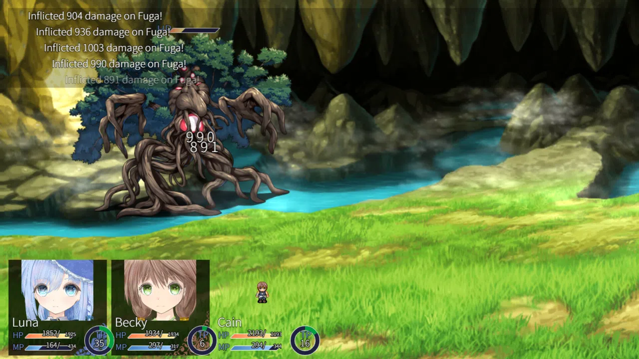 Celeste Blue Wizard Luna Screenshot 2