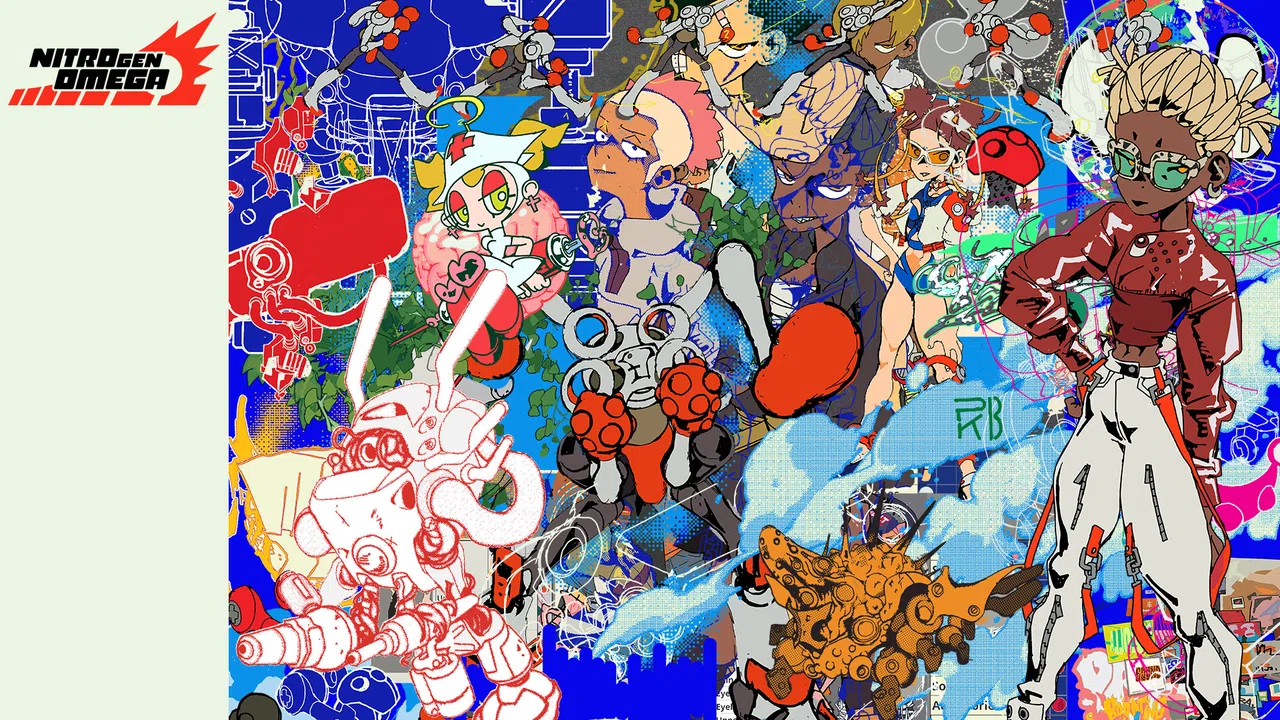 NITRO GEN OMEGA - Digital Artbook Screenshot 1