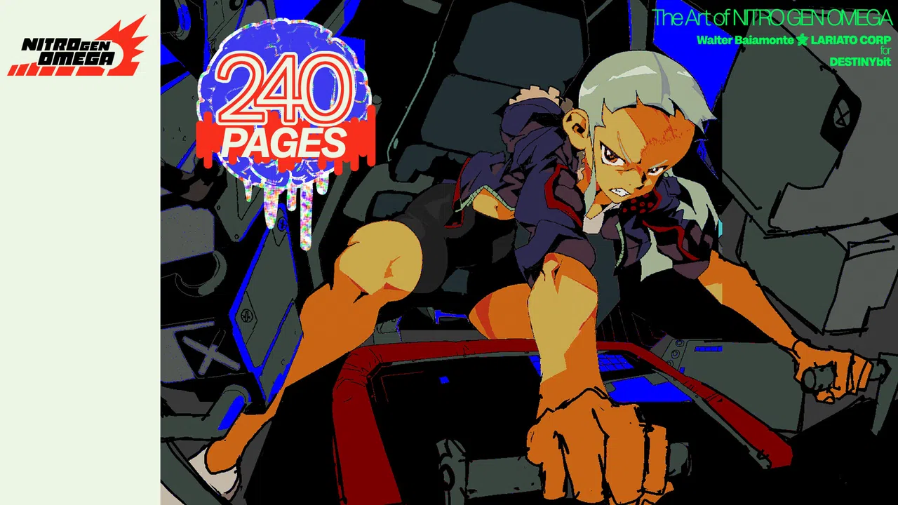 NITRO GEN OMEGA - Digital Artbook Screenshot 0