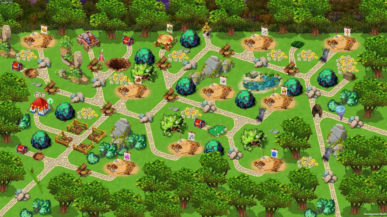 Gnomes Garden: Black Stones Screenshot 2