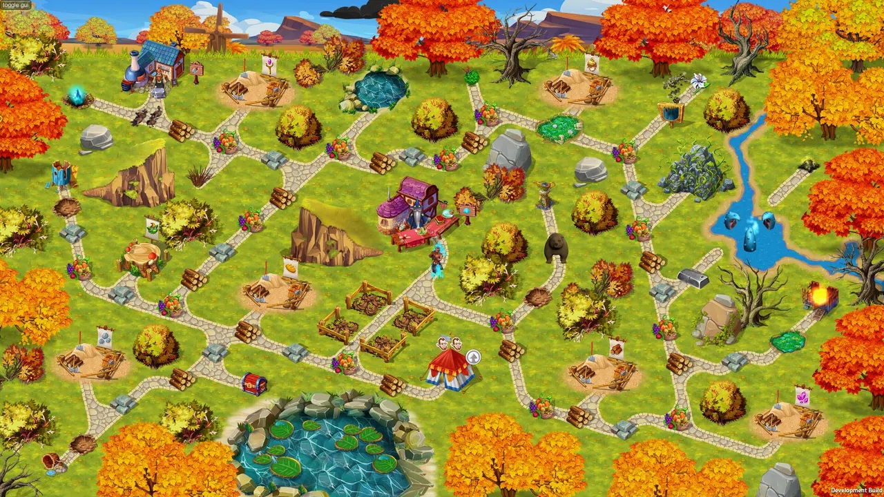 Gnomes Garden: Black Stones Screenshot 1
