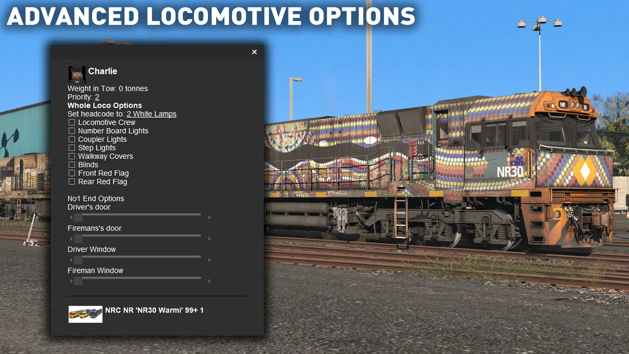 Trainz Plus DLC - NR Class Locomotive - NR30 Warmi, NR52 Kungara Mankurpa Screenshot 5