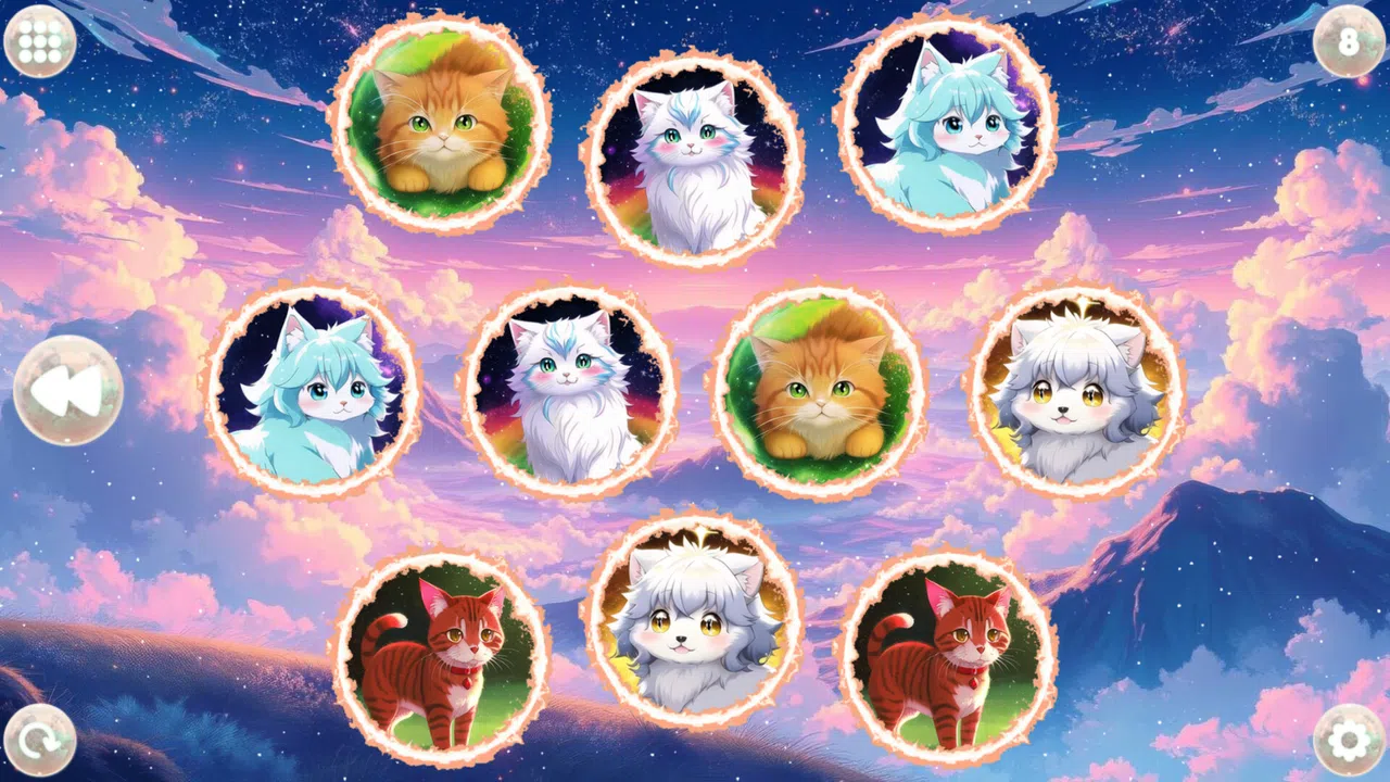 Anime Dream Match: Cats Screenshot 3