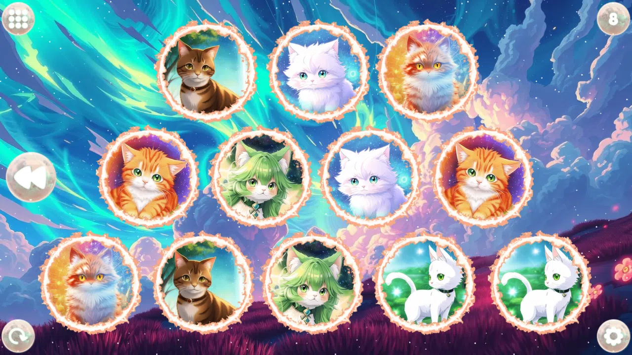 Anime Dream Match: Cats Screenshot 4