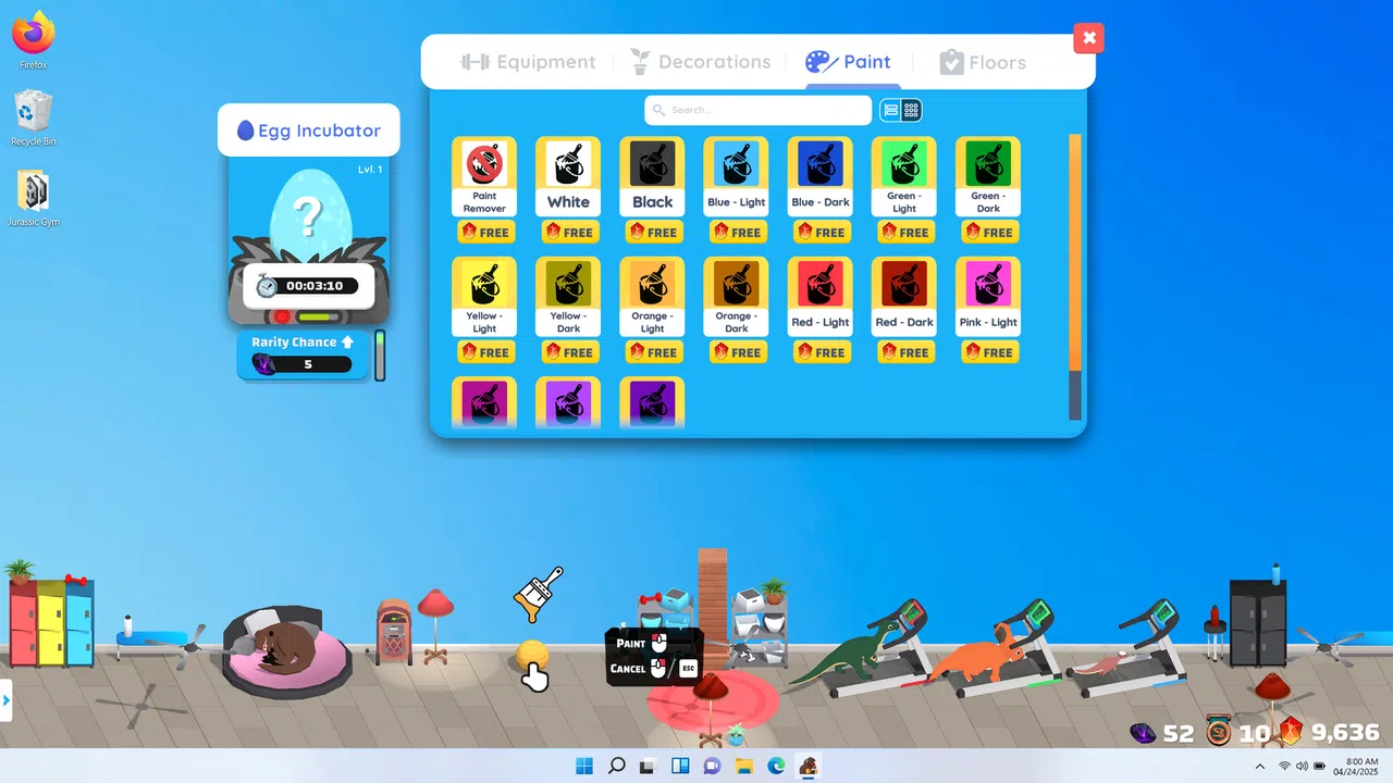 Jurassic Gym Demo Screenshot 1