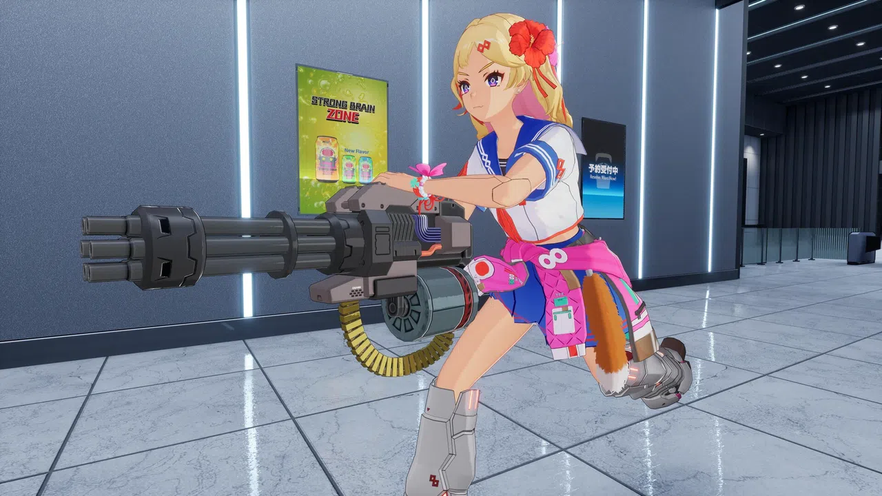 FULL METAL SCHOOLGIRL - Accessory: "White-Tipped Cat Tail" Screenshot 2