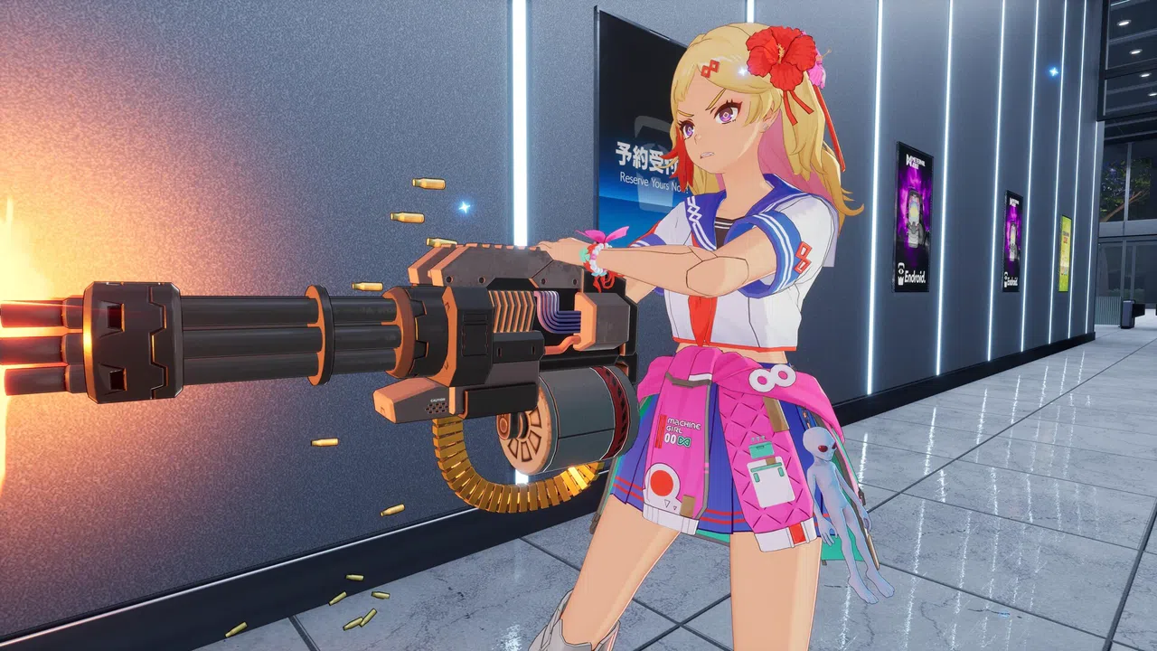 FULL METAL SCHOOLGIRL - Accessory: "Blue Grey Alien" Screenshot 2