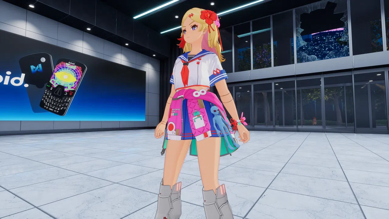FULL METAL SCHOOLGIRL - Accessory: "Blue Grey Alien" Screenshot 1