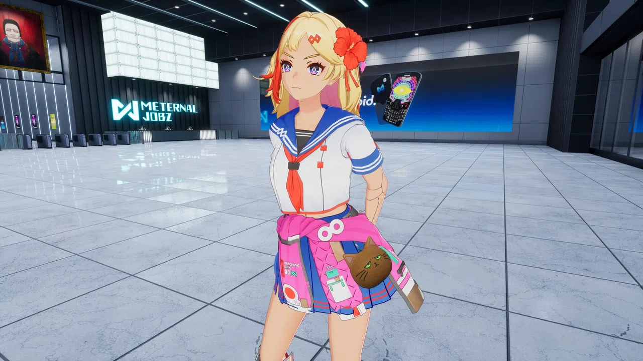 FULL METAL SCHOOLGIRL - Accessory: "Brown Angry Cat" Screenshot 1