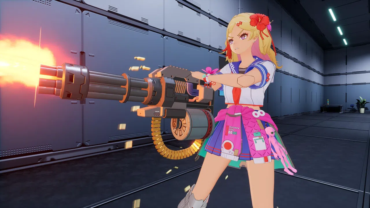 FULL METAL SCHOOLGIRL - Accessory: "Pink Grey Alien" Screenshot 2