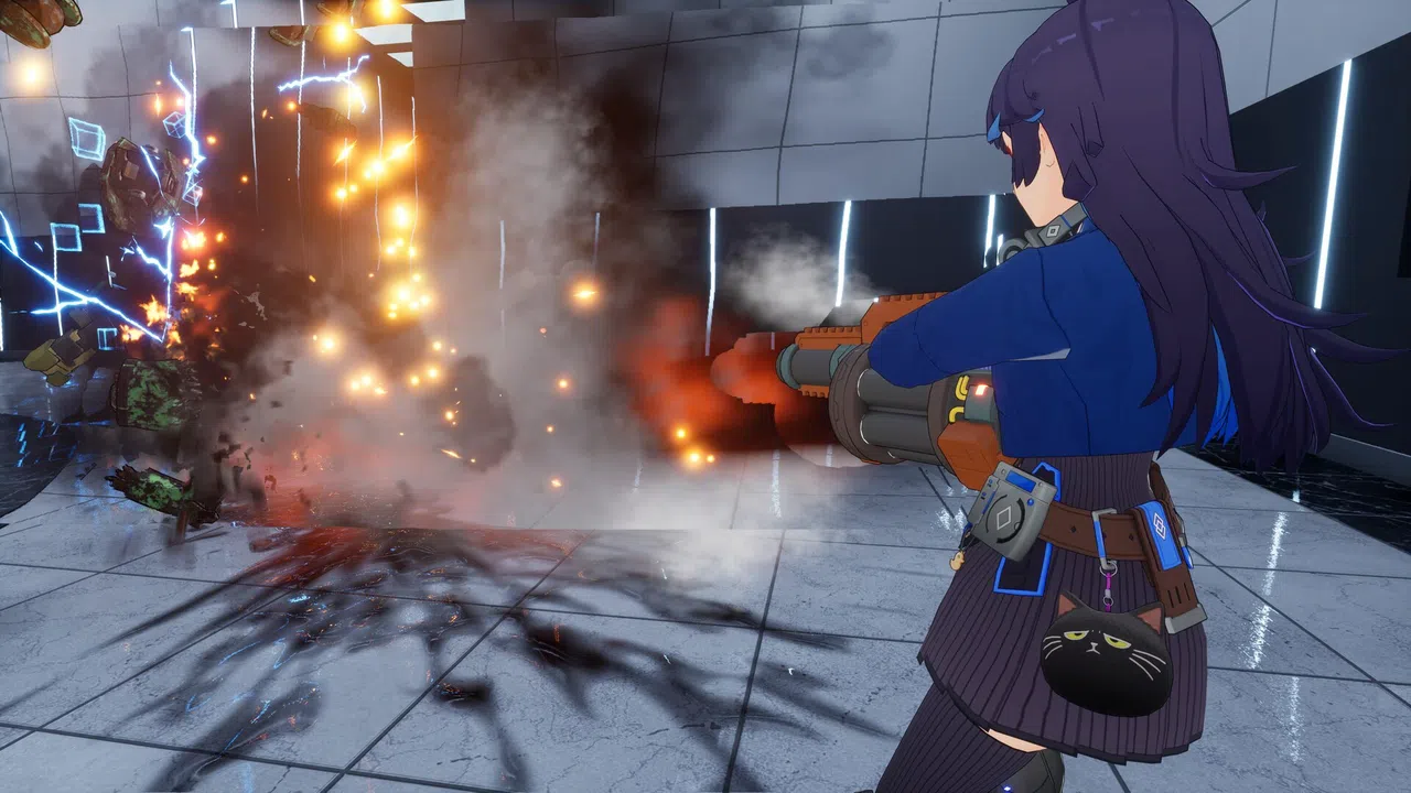 FULL METAL SCHOOLGIRL - Accessory: "Black Angry Cat" Screenshot 2