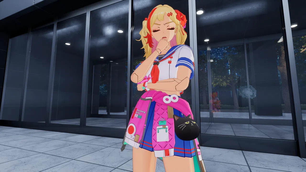 FULL METAL SCHOOLGIRL - Accessory: "Black Angry Cat" Screenshot 1