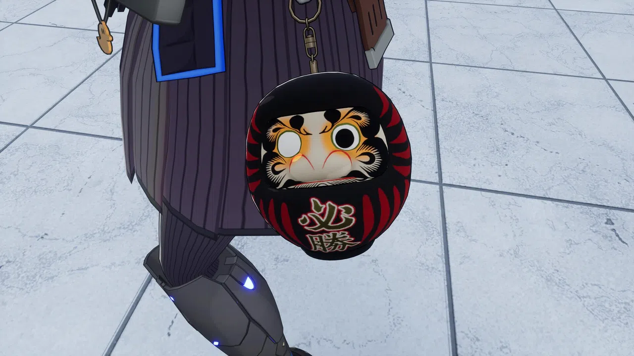 FULL METAL SCHOOLGIRL - Accessory: "Black Victory Daruma" Screenshot 0