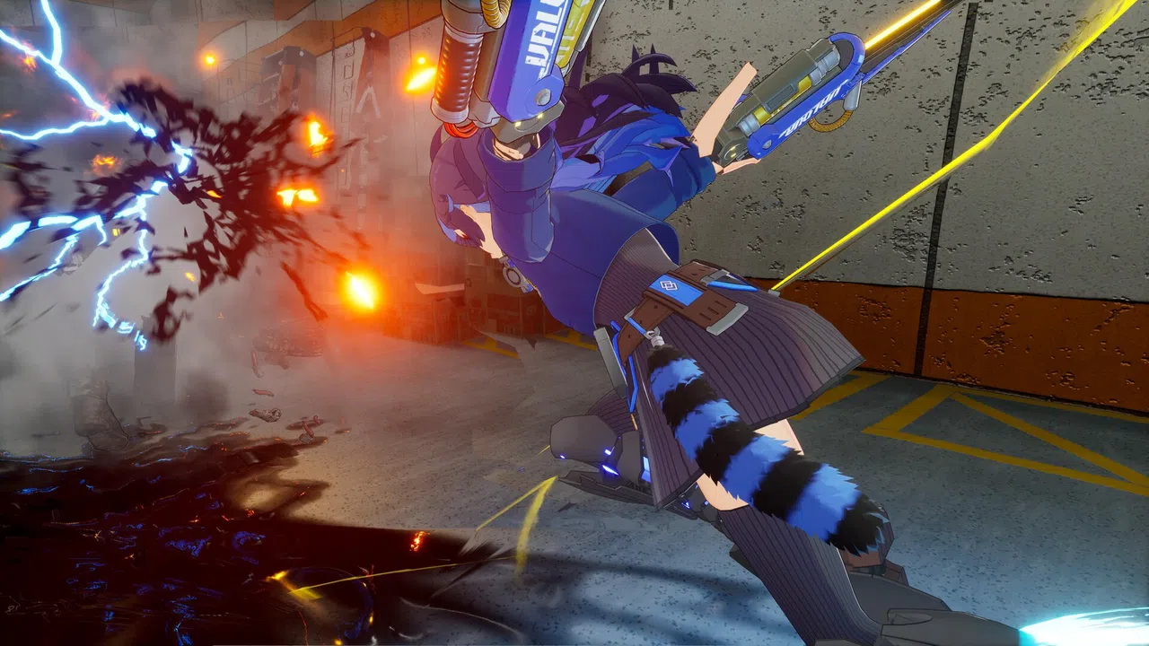 FULL METAL SCHOOLGIRL - Accessory: "Blue Raccoon Tail" Screenshot 2